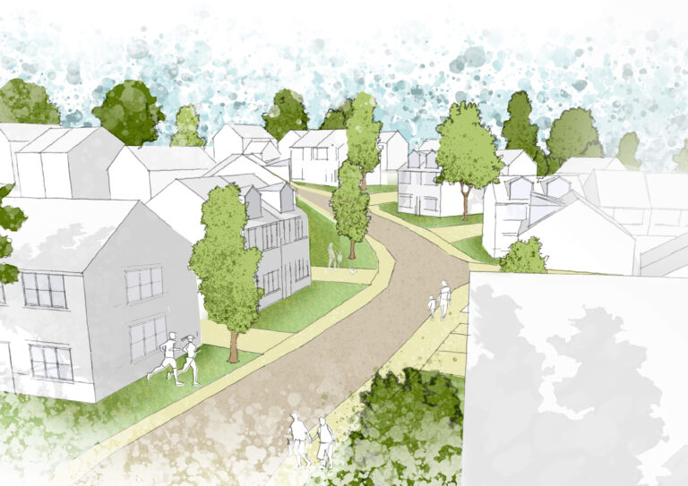 Bishops Green project street visual